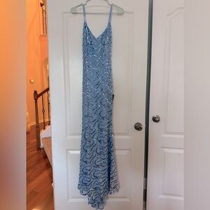 Lulus light blue party dress